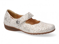 chaussure mobils velcro flora motif sable